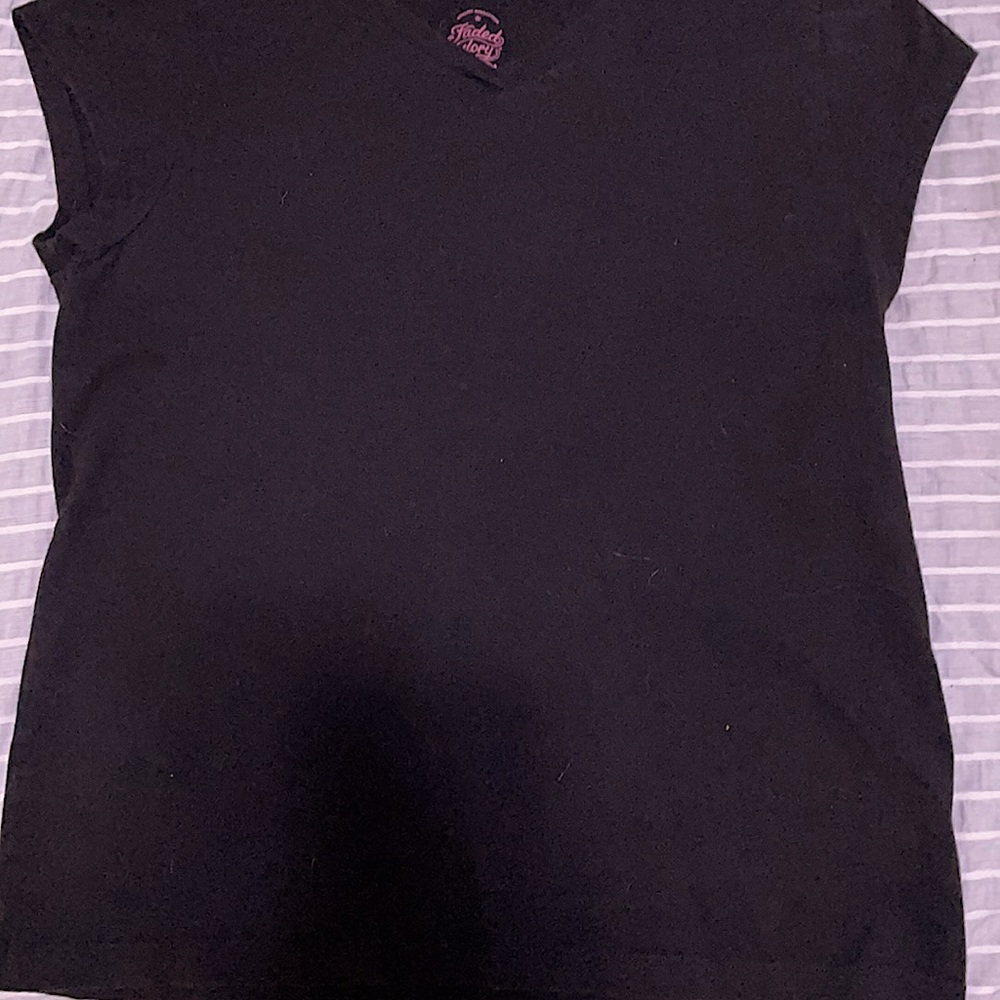 Faded Glory Blck T-Shirt XL (14-16) kids T-shirt